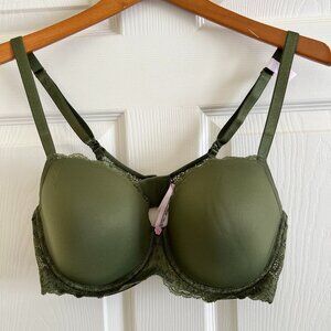 Victoria's Secret Classic Coverage Demi Bra - Woodland Green